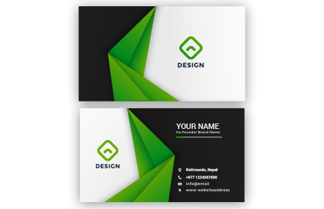 Business Card Design With Digital Terai
